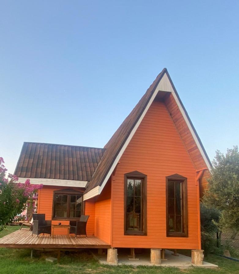 Seyyah Cafe Bungalows Aliaga Exterior foto
